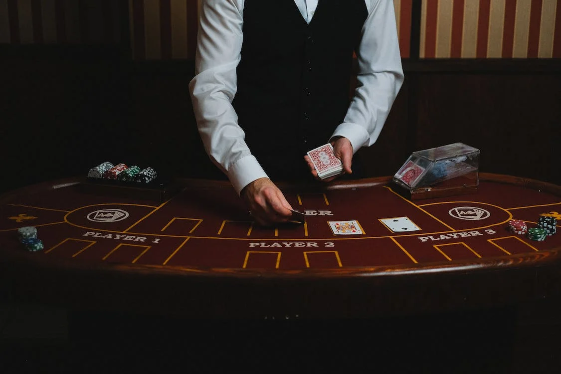a live casino dealer