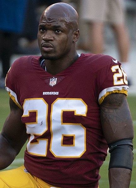 Peterson with the Redskins in 2018