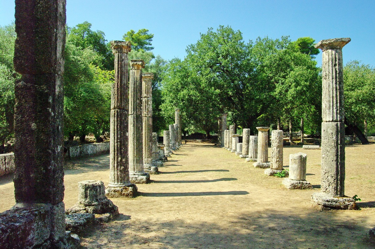The Palaestra of Olympia is a place devoted to the training of wrestlers and other athletes