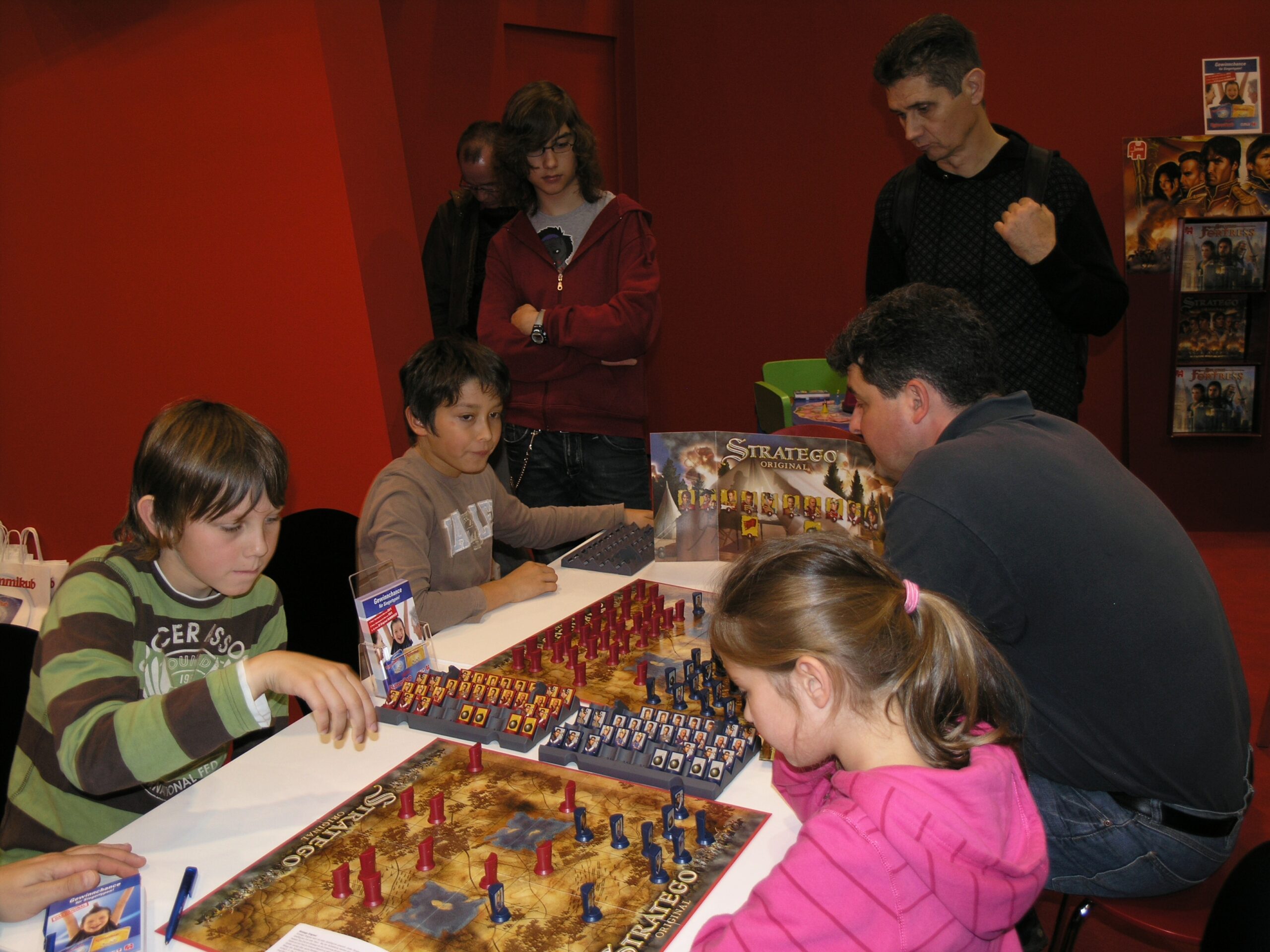 Two games of Stratego in session