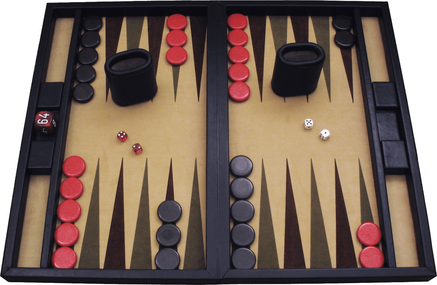a backgammon set