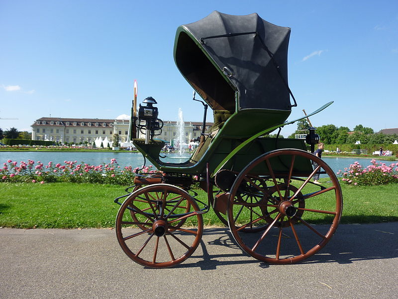 the flocken elektrowagen 1888 was the first four-wheeled electric car in the world 